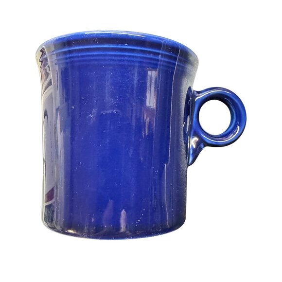 2 X Fiestaware Cobalt Blue Coffee Mugs O -Ring Handle- Homer Laughlin HLC USA - Picture 6 of 10